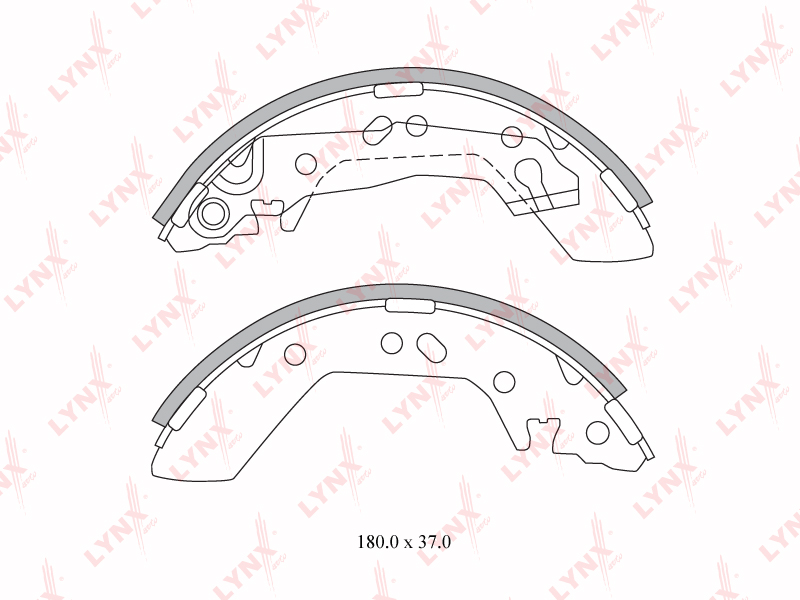 Барабанные тормозные колодки
