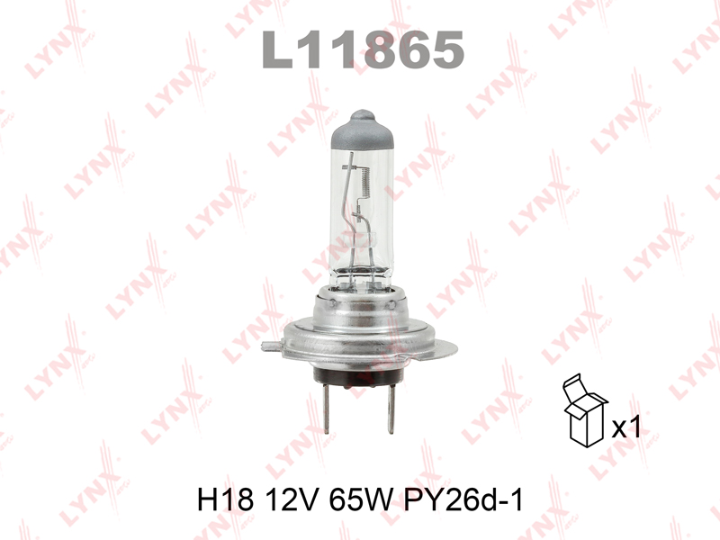 Лампа H18 12V 65W PY26d-1 L11865