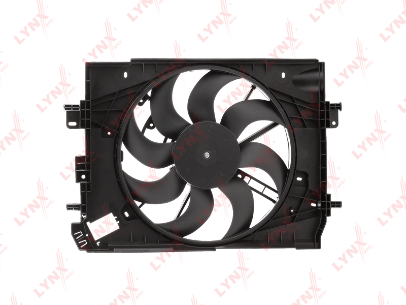 Вентилятор радиатора с кожухом